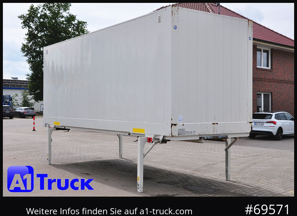 KRONE Wechselbrücke BDF 7,45 Koffer, Textil 2750mm innen, 20 x vorhanden - Maināmā virsbūve - furgons: foto 1 KRONE Wechselbrücke BDF 7,45 Koffer, Textil 2750mm innen, 20 x vorhanden - Maināmā virsbūve - furgons: foto 1