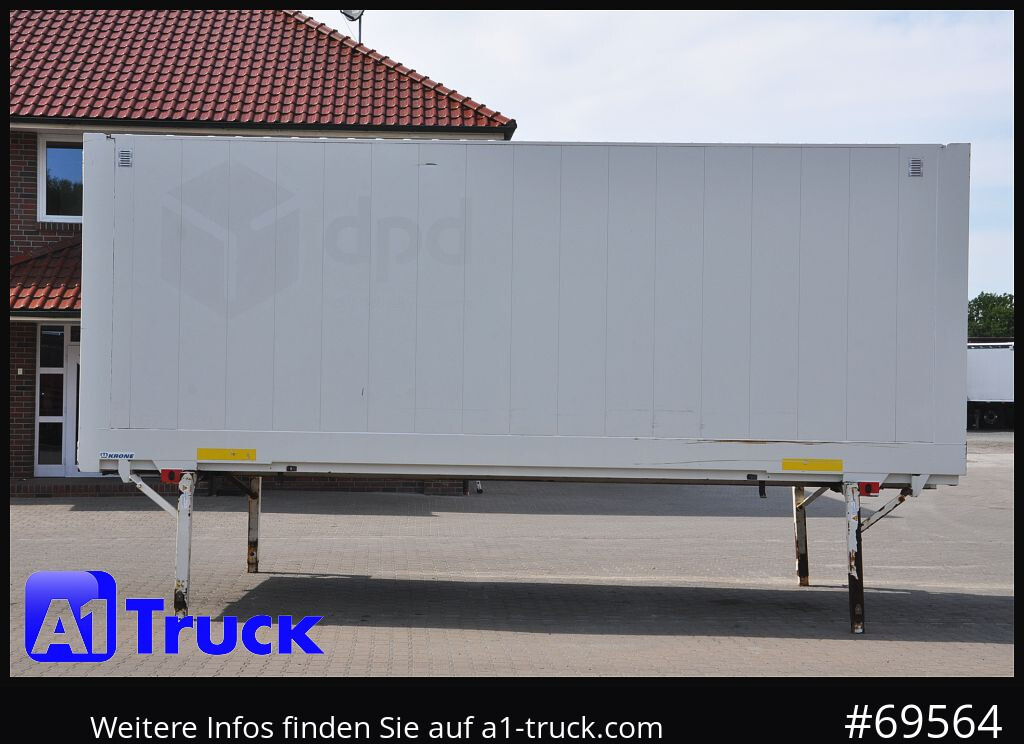 Maināmā virsbūve - furgons KRONE Wechselbrücke BDF 7,45 Koffer,  Textil 2750mm innen, 20 x vorhanden: foto 9