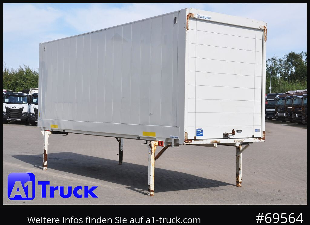 Maināmā virsbūve - furgons KRONE Wechselbrücke BDF 7,45 Koffer,  Textil 2750mm innen, 20 x vorhanden: foto 12