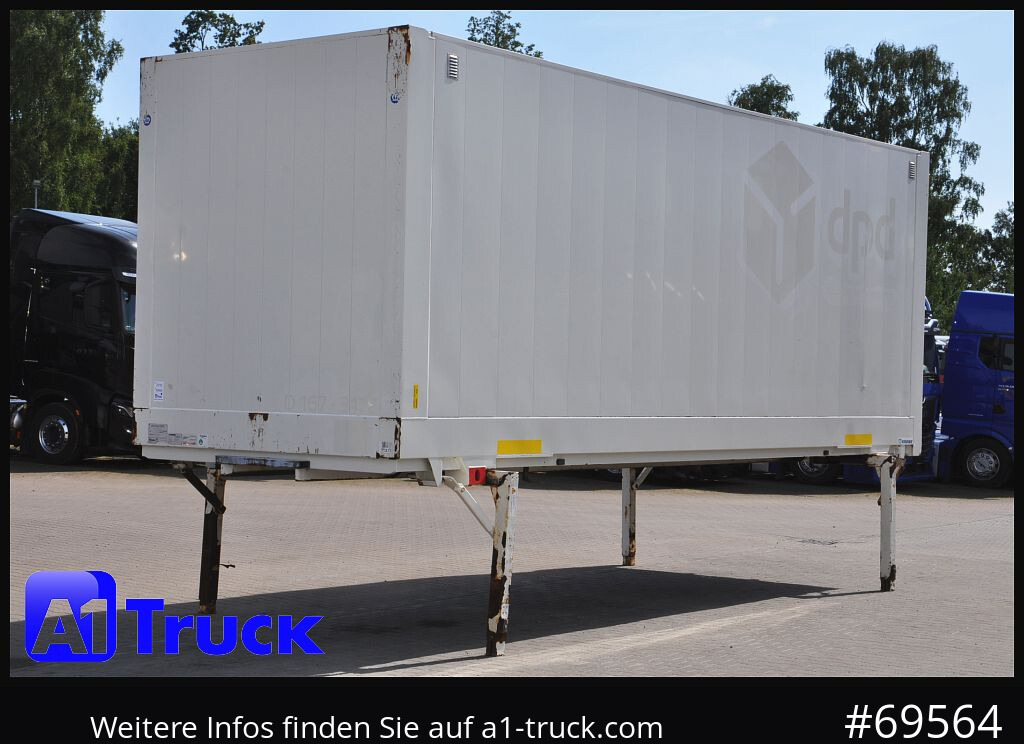Maināmā virsbūve - furgons KRONE Wechselbrücke BDF 7,45 Koffer,  Textil 2750mm innen, 20 x vorhanden: foto 14