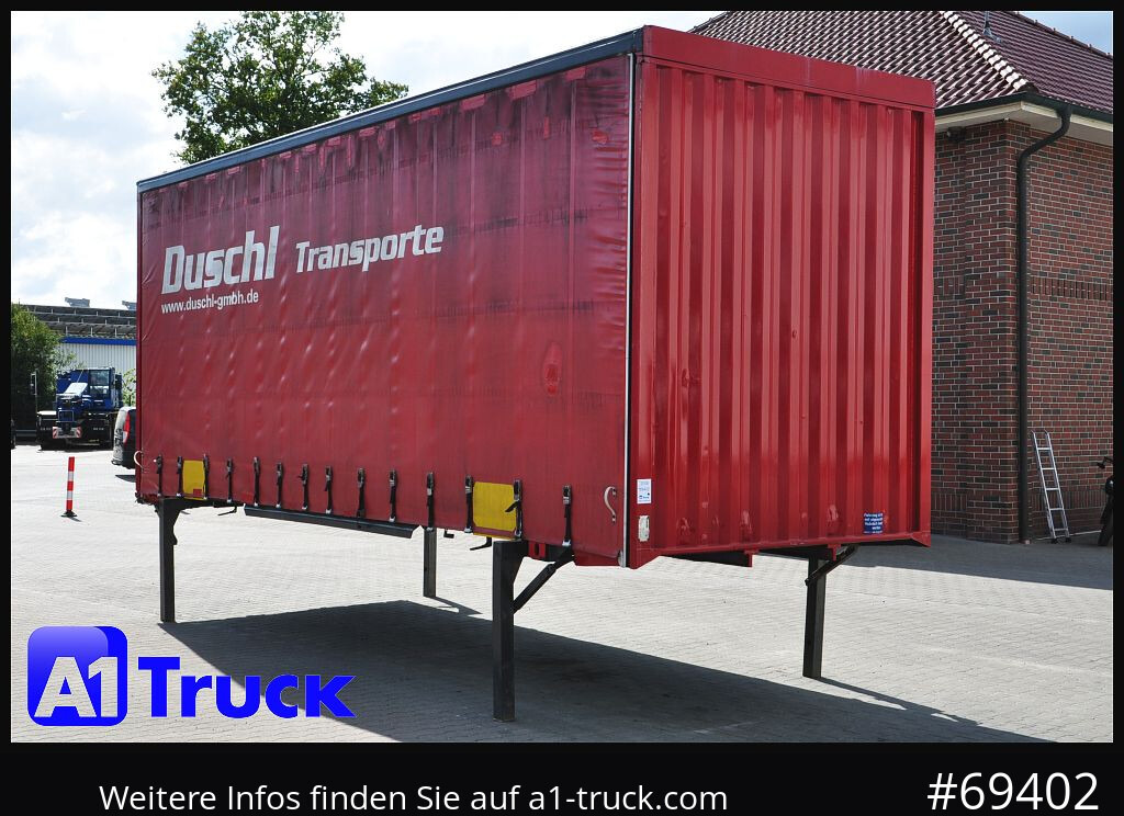 KRONE Wechselbrücke Jumbo BDF 7,82 - Kravas kaste ar tentu: foto 1 KRONE Wechselbrücke Jumbo BDF 7,82 - Kravas kaste ar tentu: foto 1