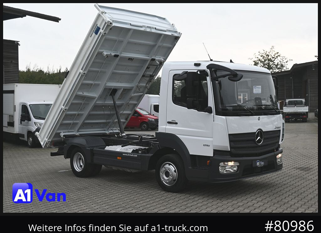 MERCEDES-BENZ Atego 816 Kipper, Ahk,Klima, Meiller, 3-Sitzer - Kravas automašīna: foto 1 MERCEDES-BENZ Atego 816 Kipper, Ahk,Klima, Meiller, 3-Sitzer - Kravas automašīna: foto 1