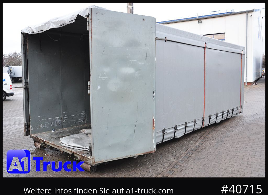 POL OSTEG Abrollcontainer 47,m³, Mulde, 1 seitig Schiebeplane, Plane - Kravas automašīna: foto 3 POL OSTEG Abrollcontainer 47,m³, Mulde, 1 seitig Schiebeplane, Plane - Kravas automašīna: foto 3