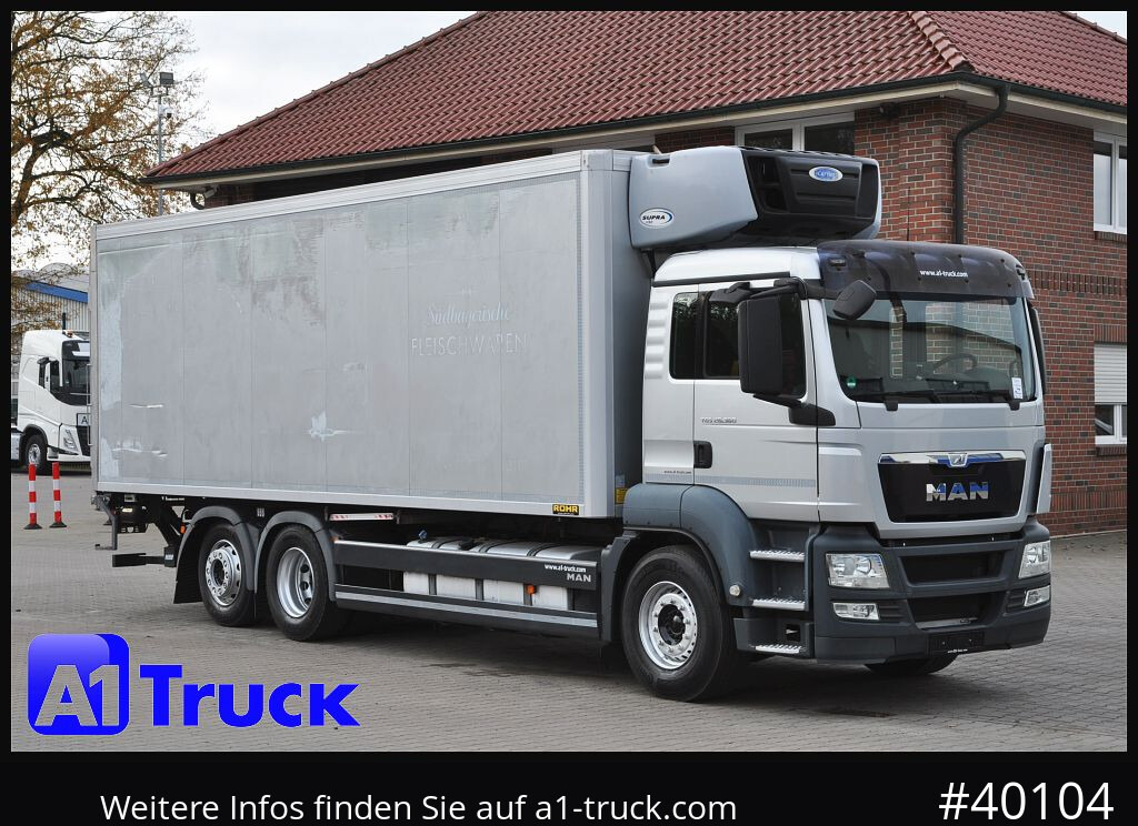 MAN TGS 26.360, Carrier 1150 Rolltor+ LBW, Liftachse, - Kravas automašīna refrižerators: foto 1 MAN TGS 26.360, Carrier 1150 Rolltor+ LBW, Liftachse, - Kravas automašīna refrižerators: foto 1