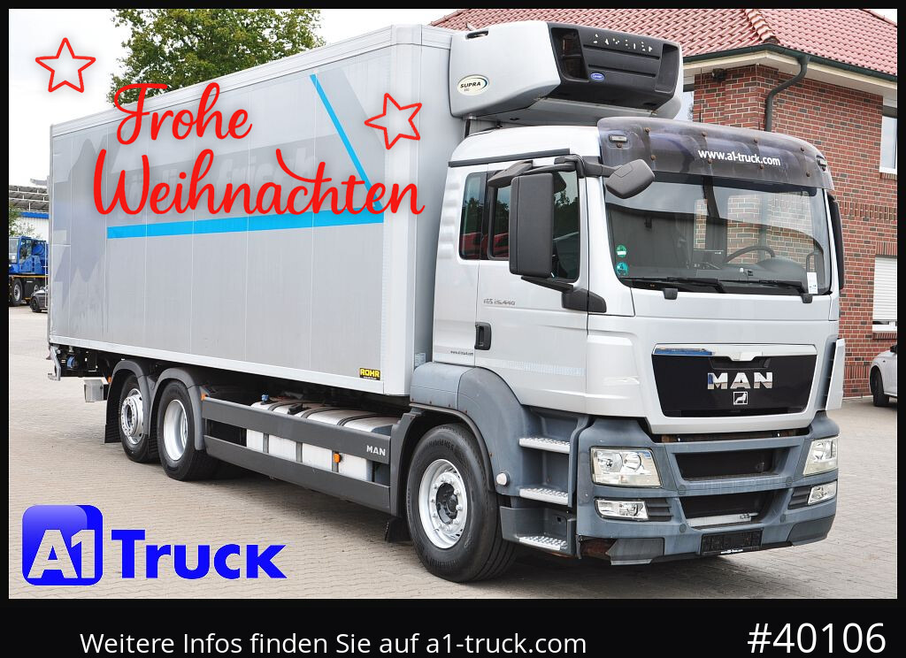 MAN TGS 26.440, Carrier 850 Rolltor+ LBW, Lift - Kravas automašīna refrižerators: foto 1 MAN TGS 26.440, Carrier 850 Rolltor+ LBW, Lift - Kravas automašīna refrižerators: foto 1