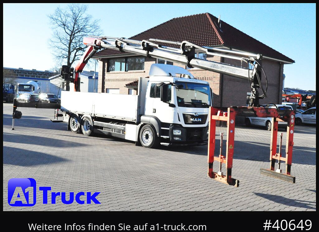 MAN TGS 26.460, Palfinger,PK 23005, Lift-Lenk - Kravas auto ar manipulatoru, Bortu kravas automašīna/ Platforma: foto 1 MAN TGS 26.460, Palfinger,PK 23005, Lift-Lenk - Kravas auto ar manipulatoru, Bortu kravas automašīna/ Platforma: foto 1