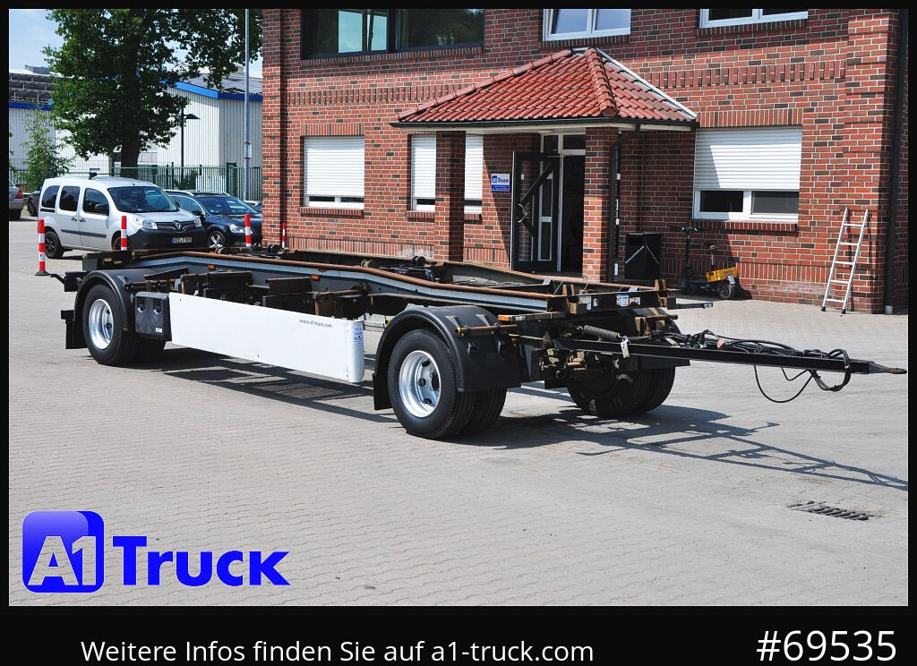 MEILLER HKM G 18 SZL BPW, Schlitten, Abrollanhänger - Multilift/ Būvgružu konteinera piekabe: foto 1 MEILLER HKM G 18 SZL BPW, Schlitten, Abrollanhänger - Multilift/ Būvgružu konteinera piekabe: foto 1