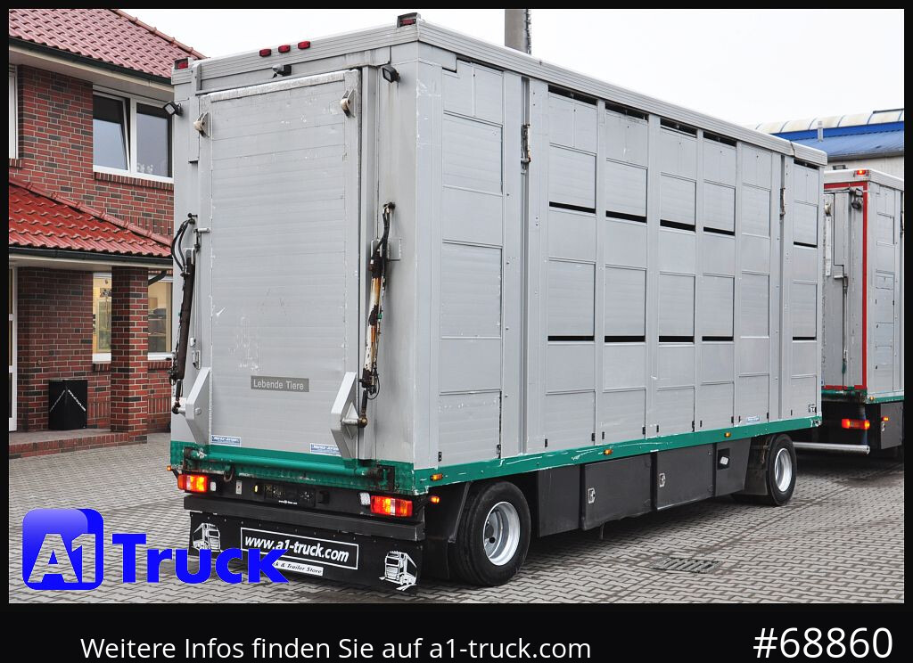 Piekabe dzīvnieku pārvadāšanai MENKE Menke-Janzen 3 Stock, Hubdach, durchlader,: foto 9
