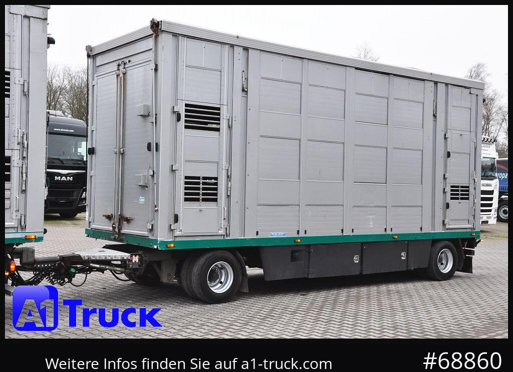 Piekabe dzīvnieku pārvadāšanai MENKE Menke-Janzen 3 Stock, Hubdach, durchlader,: foto 11