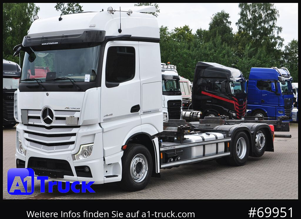Konteineru vedējs/ Kravas automašīna ar noņemamā virsbūve MERCEDES-BENZ 2545, Multi BDF, Wechsler, 7.45-7.82, MIDI, LIftachse: foto 13