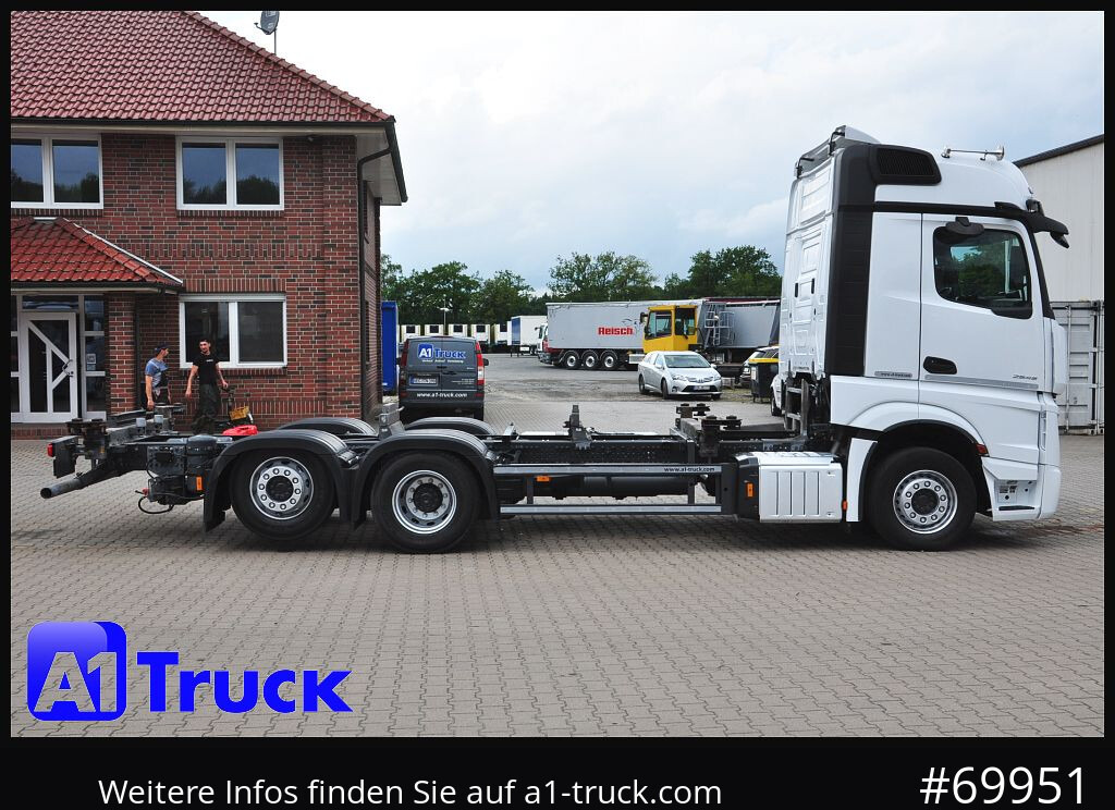 Konteineru vedējs/ Kravas automašīna ar noņemamā virsbūve MERCEDES-BENZ 2545, Multi BDF, Wechsler, 7.45-7.82, MIDI, LIftachse: foto 8