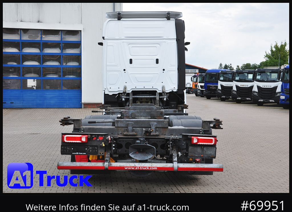 Konteineru vedējs/ Kravas automašīna ar noņemamā virsbūve MERCEDES-BENZ 2545, Multi BDF, Wechsler, 7.45-7.82, MIDI, LIftachse: foto 10