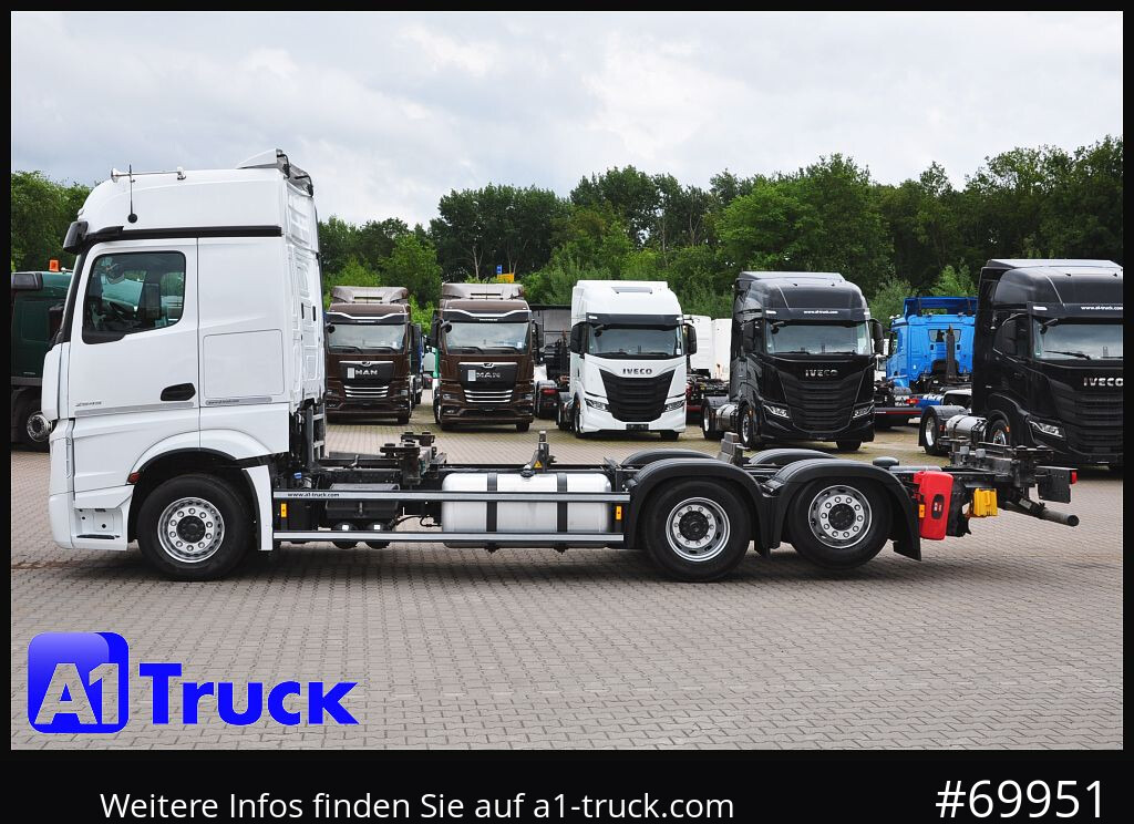 Konteineru vedējs/ Kravas automašīna ar noņemamā virsbūve MERCEDES-BENZ 2545, Multi BDF, Wechsler, 7.45-7.82, MIDI, LIftachse: foto 12