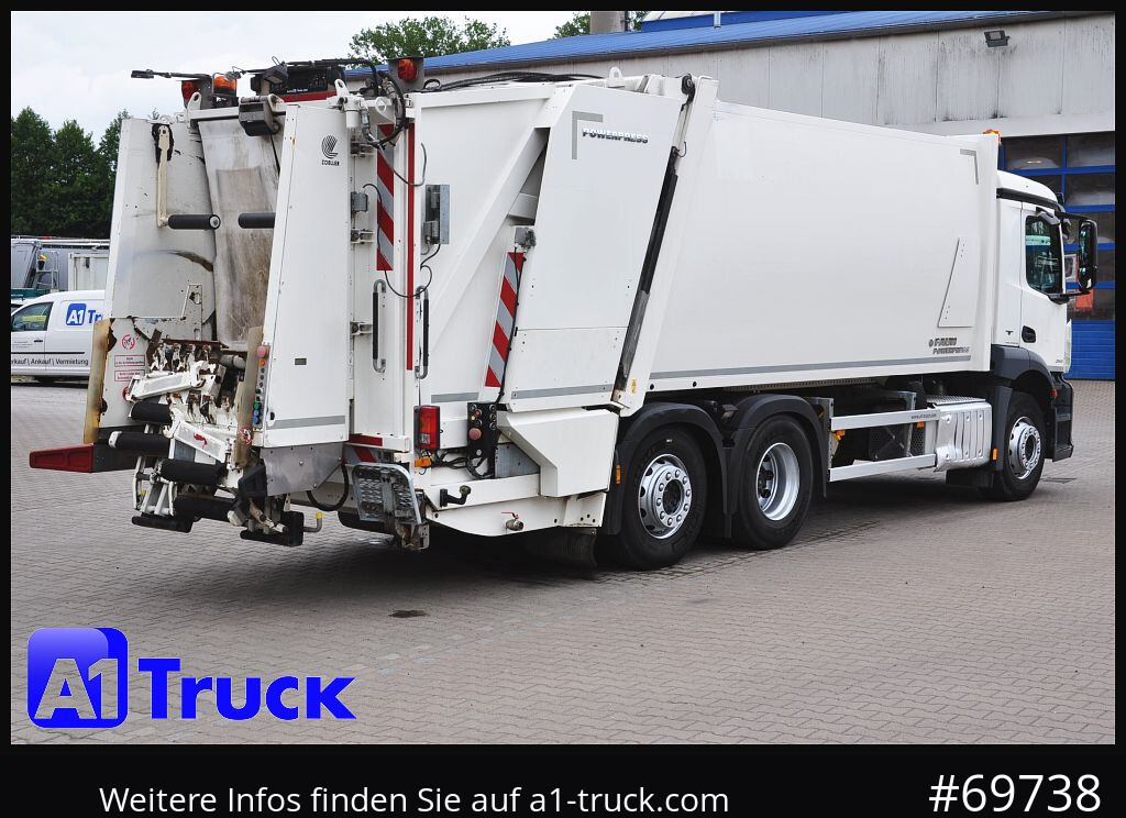 Atkritumu vedējs pārvadāšana atkritumu MERCEDES-BENZ Antos 2532 Faun Powerpress II Zöller Detla 2301,: foto 9