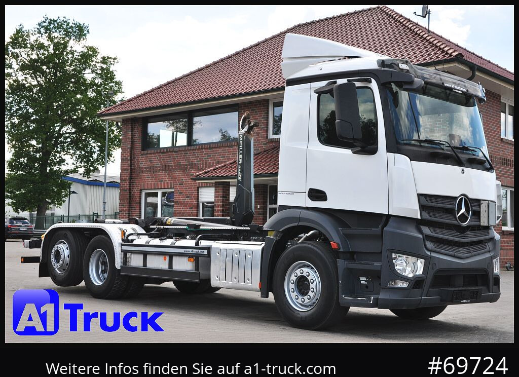 MERCEDES-BENZ Antos 2642, Meiller, Lift-Lenkachse, - Pacēlājs ar āķi: foto 1 MERCEDES-BENZ Antos 2642, Meiller, Lift-Lenkachse, - Pacēlājs ar āķi: foto 1
