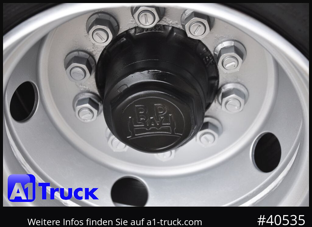 MEUSBURGER MTS-4, Mega, 2x Lenkachse, Liftachse, Tele 4000mm - Puspiekabe zema profila platforma: foto 2 MEUSBURGER MTS-4, Mega, 2x Lenkachse, Liftachse, Tele 4000mm - Puspiekabe zema profila platforma: foto 2