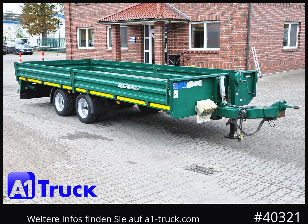 MUELLER-MITTELTAL ETU-TA 13.5 Tandem, Twistlock, Container - Piekabe zema profila platforma: foto 1 MUELLER-MITTELTAL ETU-TA 13.5 Tandem, Twistlock, Container - Piekabe zema profila platforma: foto 1
