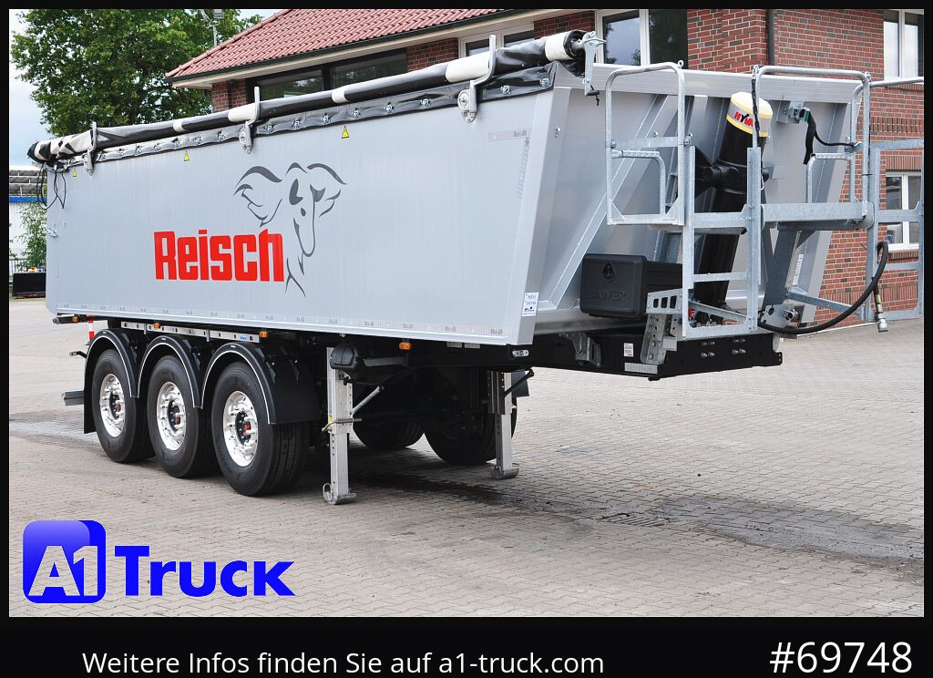 REISCH RHKS, Alu-Kippmulde 26m³, Lift SAF, - Puspiekabe pašizgāzējs: foto 1 REISCH RHKS, Alu-Kippmulde 26m³, Lift SAF, - Puspiekabe pašizgāzējs: foto 1