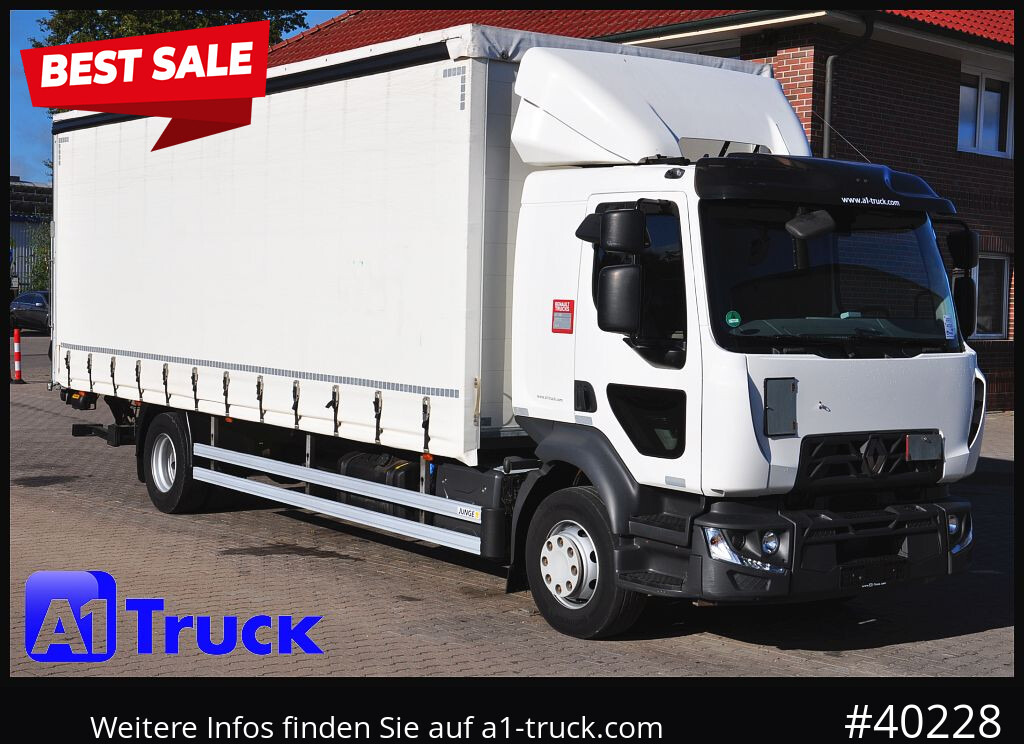 RENAULT D 280,  4x2, Ladebordwand, LBW, TÜV 06/2026 - Kravas automašīna ar tentu: foto 1 RENAULT D 280,  4x2, Ladebordwand, LBW, TÜV 06/2026 - Kravas automašīna ar tentu: foto 1