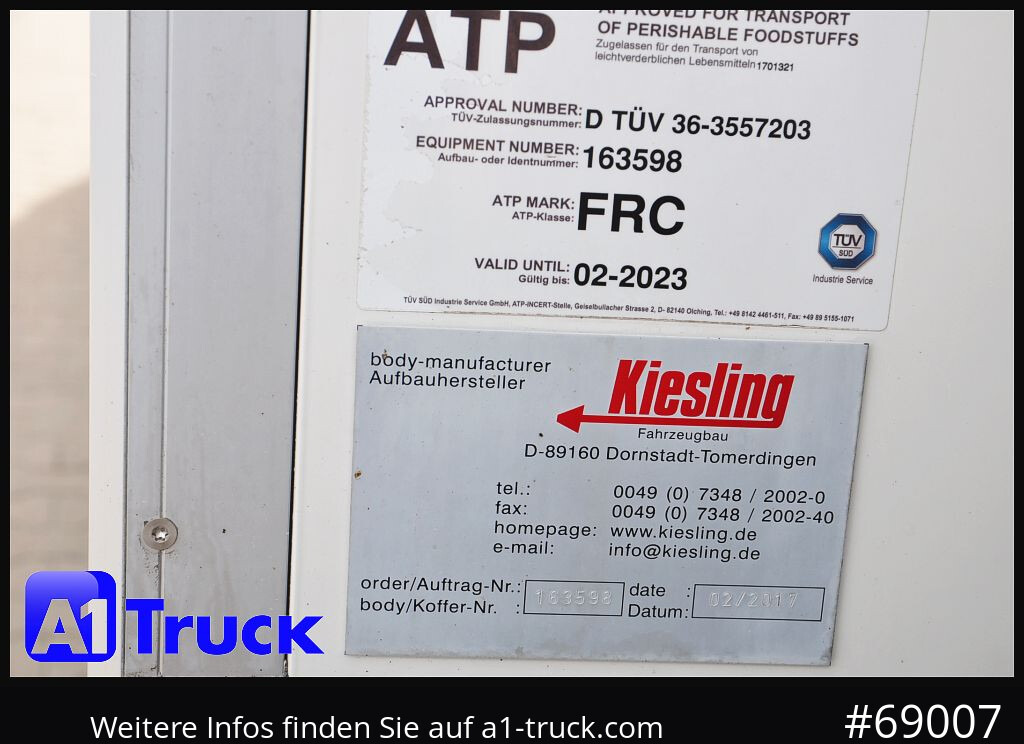 RENAULT D16- 280 Klima, TK 1000 R LBW+Türen - Kravas automašīna refrižerators: foto 4 RENAULT D16- 280 Klima, TK 1000 R LBW+Türen - Kravas automašīna refrižerators: foto 4