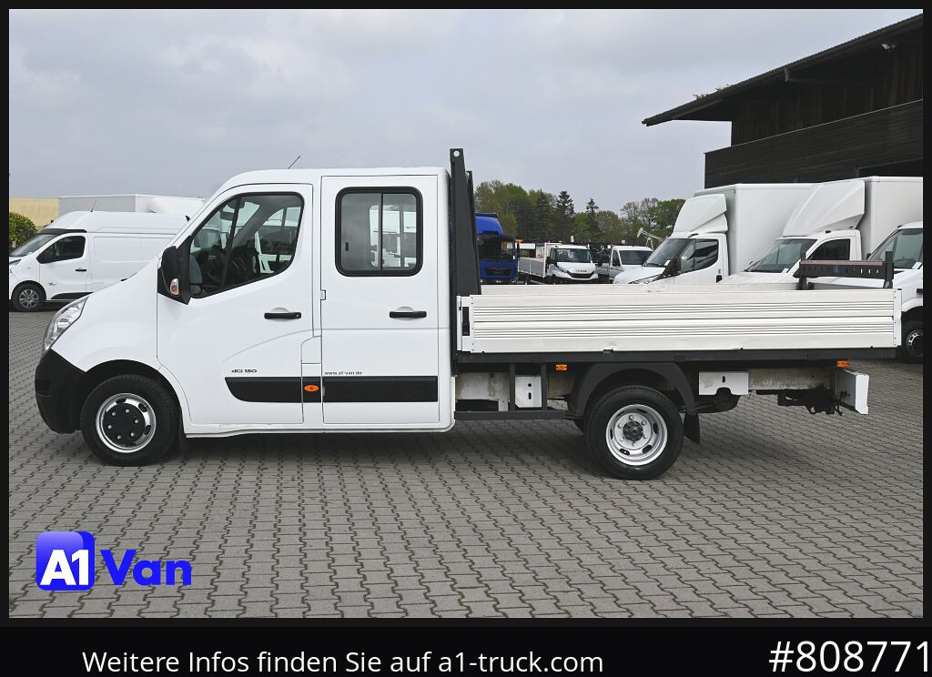 Automašīna ar kravas platformu RENAULT Master Pritsche Doka, AHK 3,5Tonnen , Klima, Luftfederung: foto 12