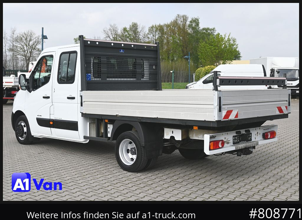 Automašīna ar kravas platformu RENAULT Master Pritsche Doka, AHK 3,5Tonnen , Klima, Luftfederung: foto 11