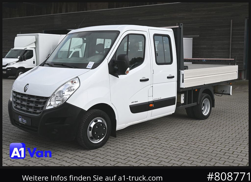 Automašīna ar kravas platformu RENAULT Master Pritsche Doka, AHK 3,5Tonnen , Klima, Luftfederung: foto 13