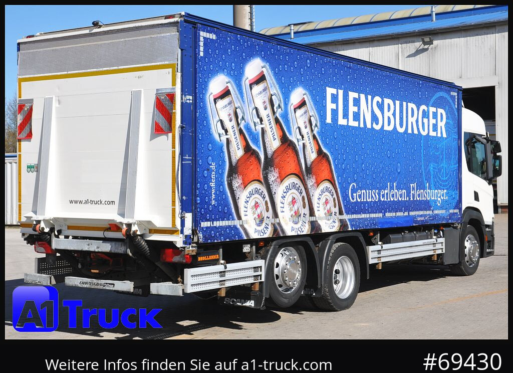 Kravas automašīna dzērienu pārvadāšanai SCANIA P 320 P 6x2,, Getränke, Lenkachse, LBW: Dhollandia DHLM 30: foto 9
