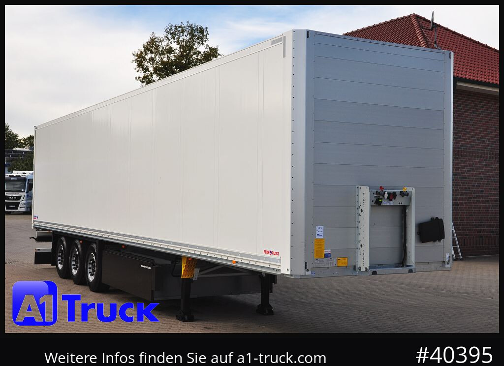 SCHMITZ SBO 24, Liftachse, Palettenkasten, NEU sofort verfügbar - Puspiekabe slēgtā virsbūve: foto 1 SCHMITZ SBO 24, Liftachse, Palettenkasten, NEU sofort verfügbar - Puspiekabe slēgtā virsbūve: foto 1