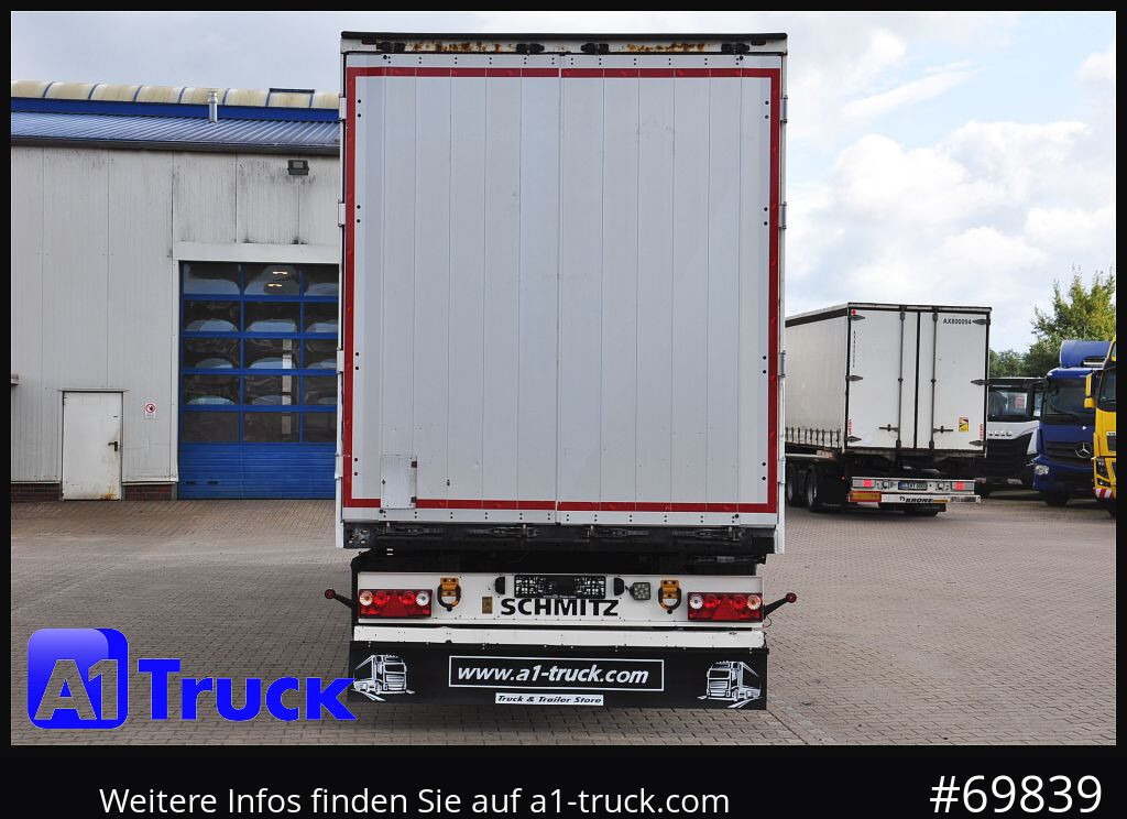 Puspiekabe slēgtā virsbūve SCHMITZ SCB S3B Koffer, Trockenfracht, verzonkt,: foto 11