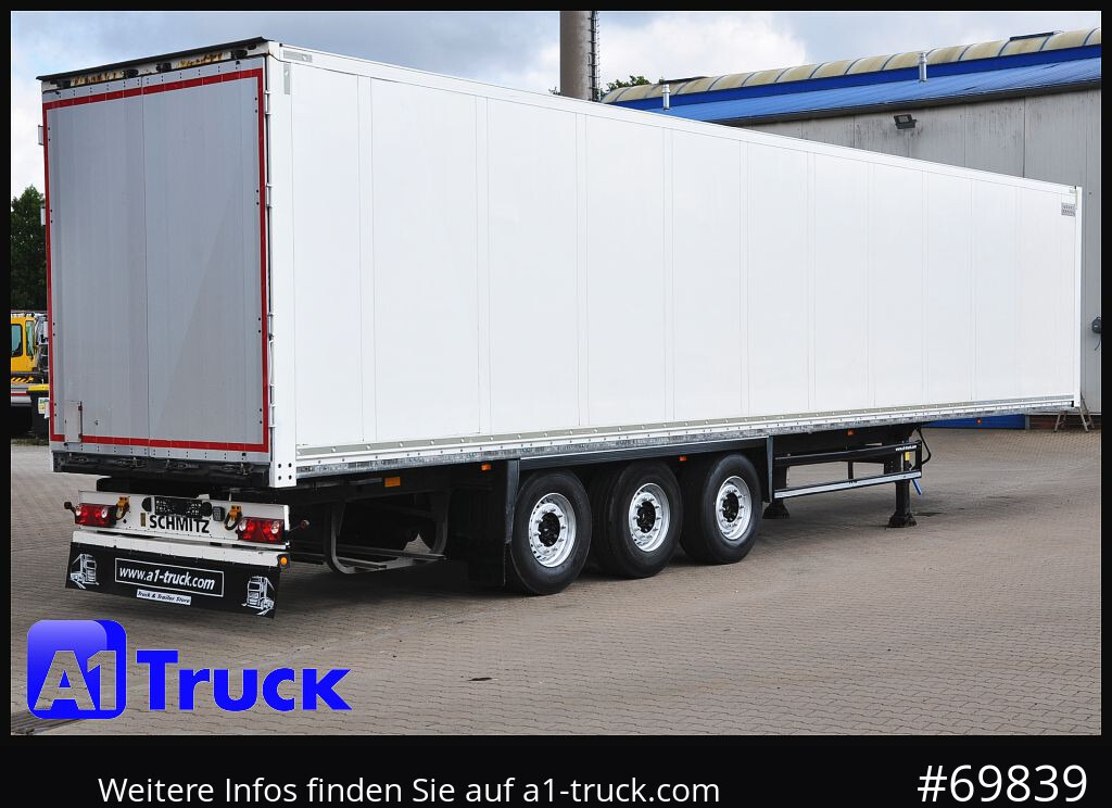 Puspiekabe slēgtā virsbūve SCHMITZ SCB S3B Koffer, Trockenfracht, verzonkt,: foto 10