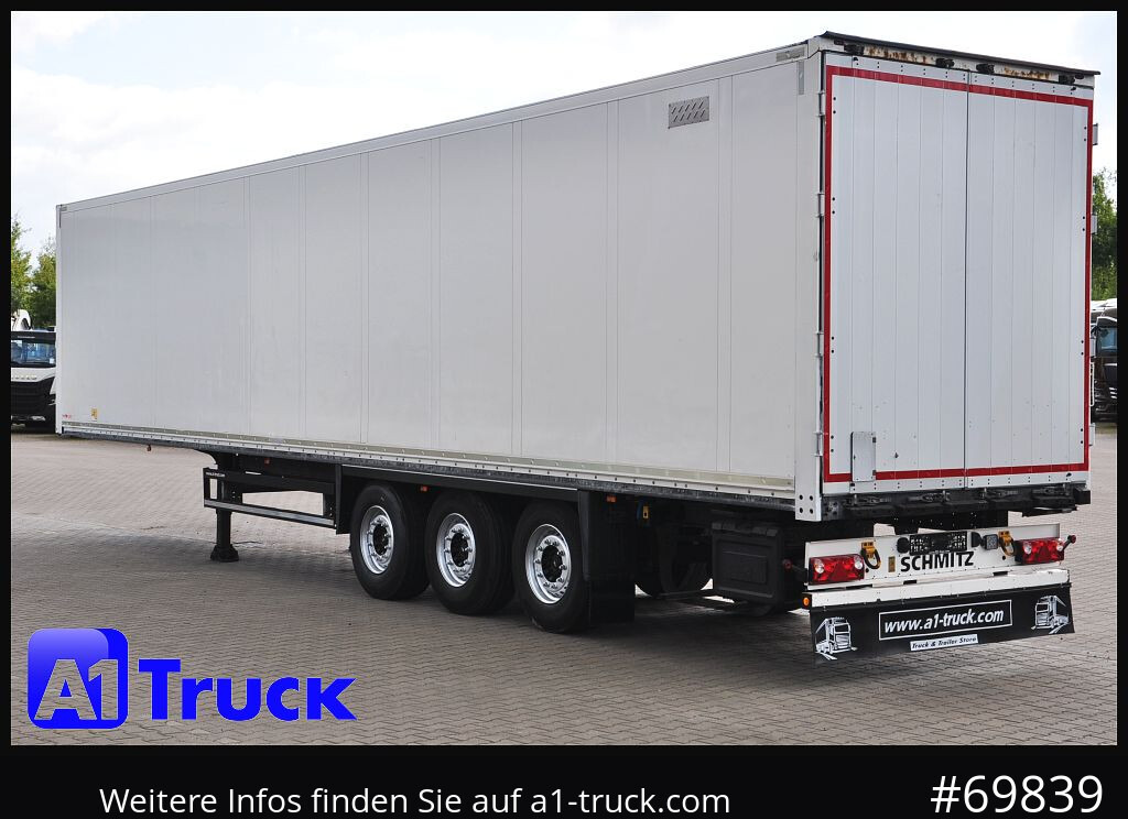 Puspiekabe slēgtā virsbūve SCHMITZ SCB S3B Koffer, Trockenfracht, verzonkt,: foto 12