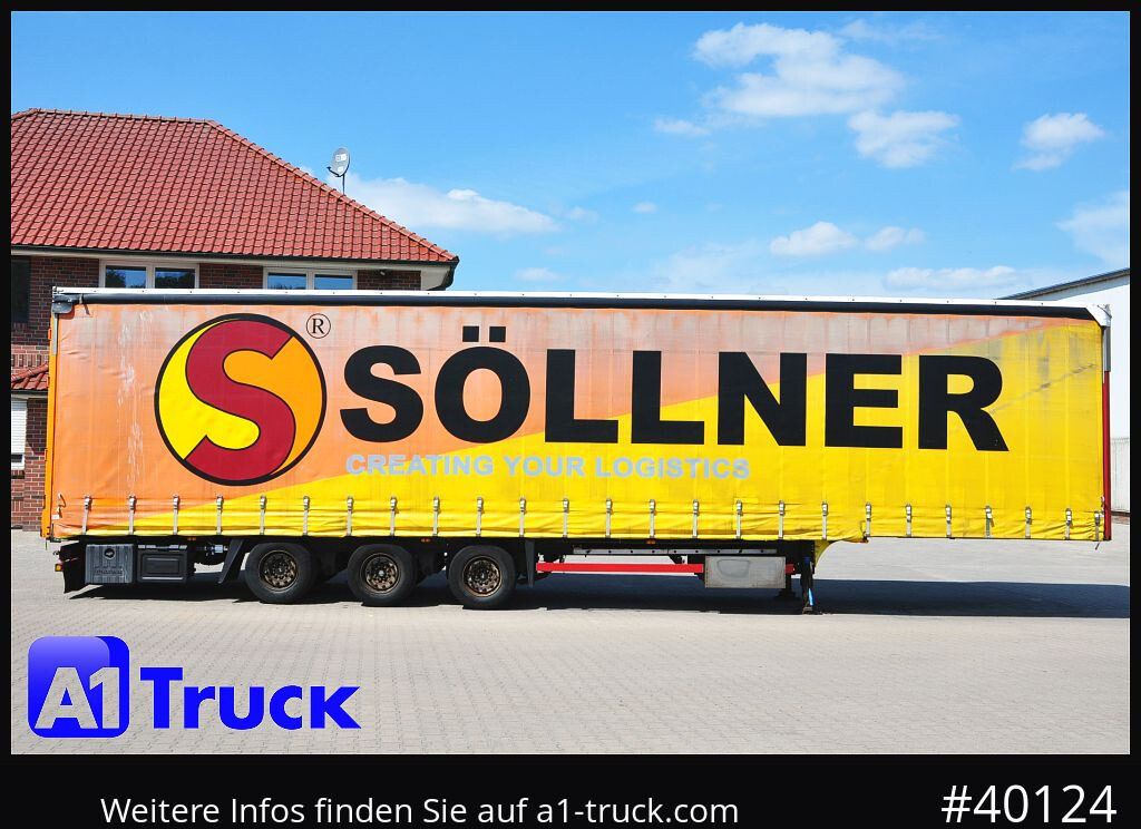 Tenta puspiekabe SCHMITZ SCS 24, Mega, Liftachse, verzinkt, Hubdach: foto 9