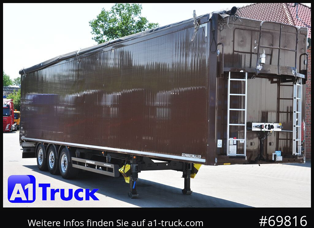 SCHWARZMUELLER Vollalu, 90m³, 7620 Kg, Lift CF 8mm, - Puspiekabe kustīgās grīdas: foto 1 SCHWARZMUELLER Vollalu, 90m³, 7620 Kg, Lift CF 8mm, - Puspiekabe kustīgās grīdas: foto 1