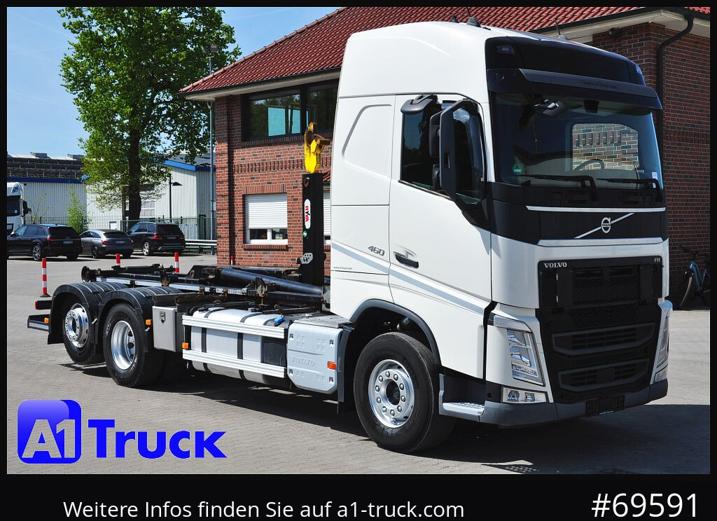 VOLVO FH 460 XL, HYVA Abrollkipper, Liftachse, - Pacēlājs ar āķi: foto 1 VOLVO FH 460 XL, HYVA Abrollkipper, Liftachse, - Pacēlājs ar āķi: foto 1