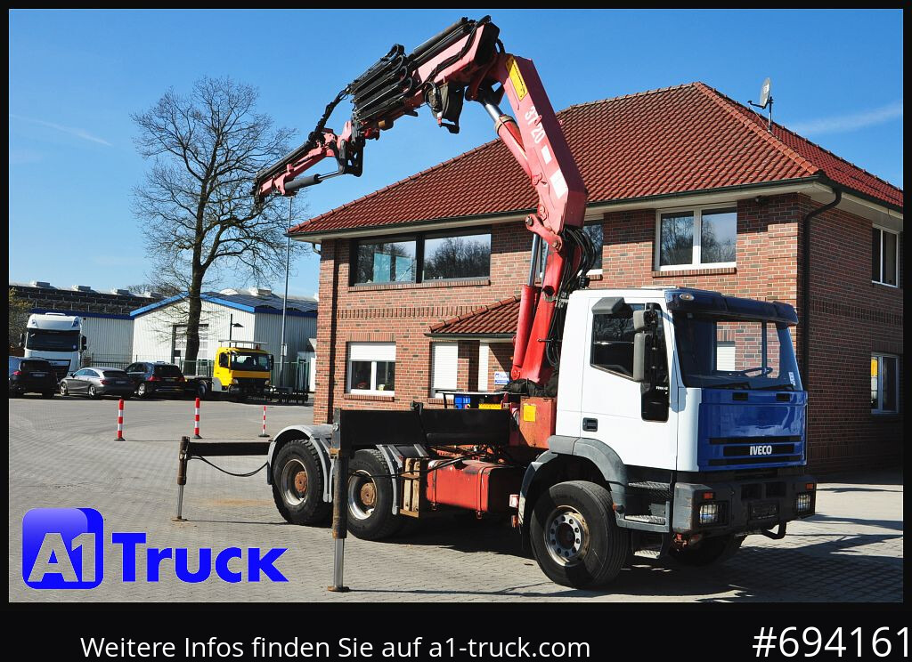 IVECO-MAGIRUS 420 6x4, HMF3722 Jib Funk Seilwinde, - Vilcējs: foto 1 IVECO-MAGIRUS 420 6x4, HMF3722 Jib Funk Seilwinde, - Vilcējs: foto 1