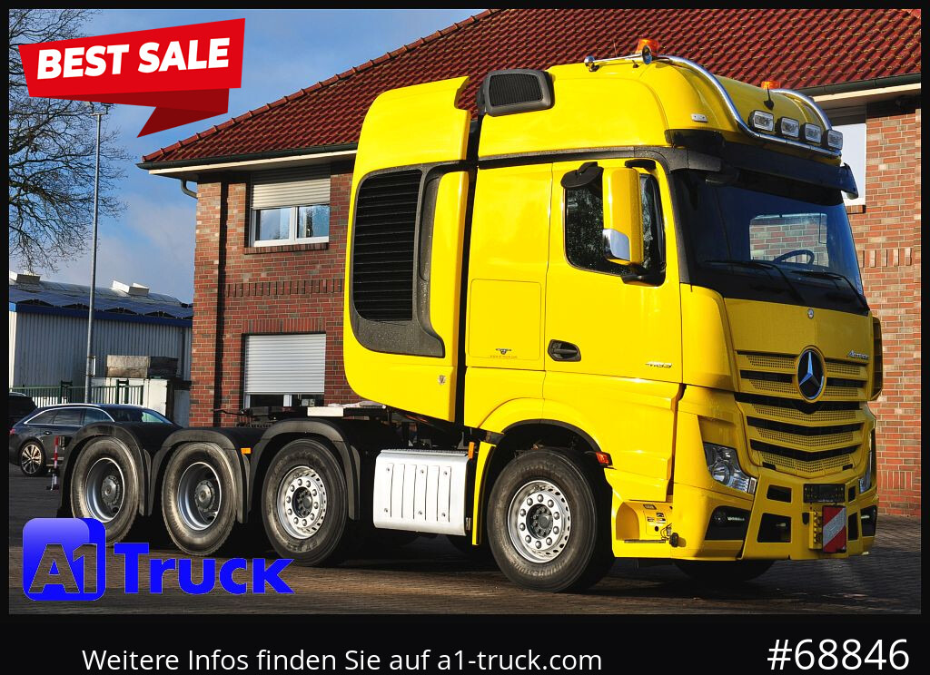MERCEDES-BENZ 4163 BL 8x4,, Schwerlast 180 to Zuggewicht. 8x4, TOP - Vilcējs: foto 1 MERCEDES-BENZ 4163 BL 8x4,, Schwerlast 180 to Zuggewicht. 8x4, TOP - Vilcējs: foto 1