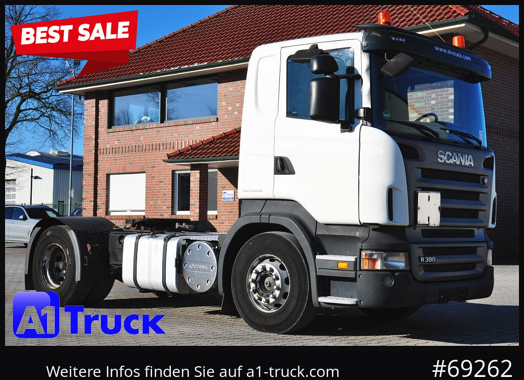 SCANIA R 380 LA 4X2, Euro5, Kipphydraulik, Klima, - Vilcējs: foto 1 SCANIA R 380 LA 4X2, Euro5, Kipphydraulik, Klima, - Vilcējs: foto 1