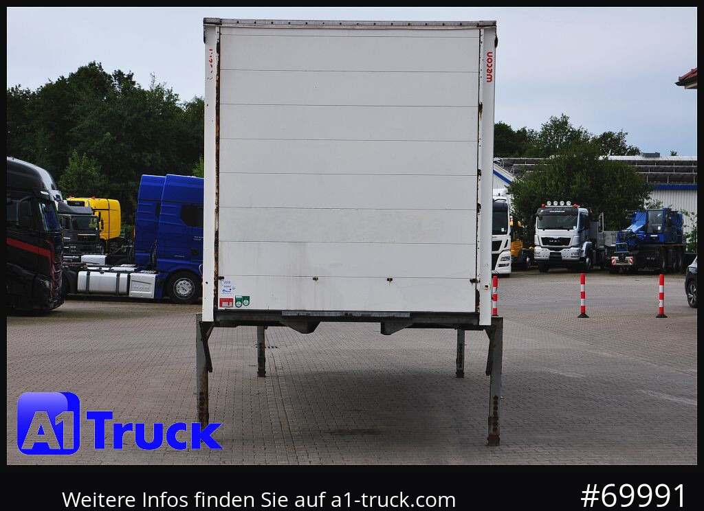 Kravas kaste ar tentu WECON WPR 745, verzinkt, 2520  innen,: foto 15