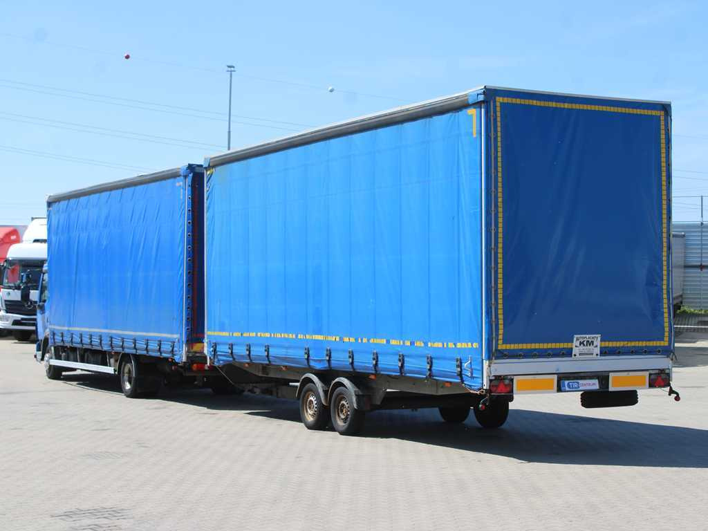 DAF FA LF 45, EURO 5, TYRES 80% + AGADOS TRAILER - Kravas automašīna ar tentu: foto 5 DAF FA LF 45, EURO 5, TYRES 80% + AGADOS TRAILER - Kravas automašīna ar tentu: foto 5
