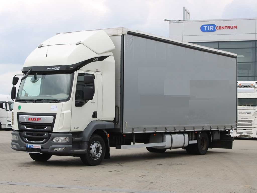 DAF LF 290 FA, EURO 6, SLEEPING BODY - Kravas automašīna ar tentu: foto 1 DAF LF 290 FA, EURO 6, SLEEPING BODY - Kravas automašīna ar tentu: foto 1