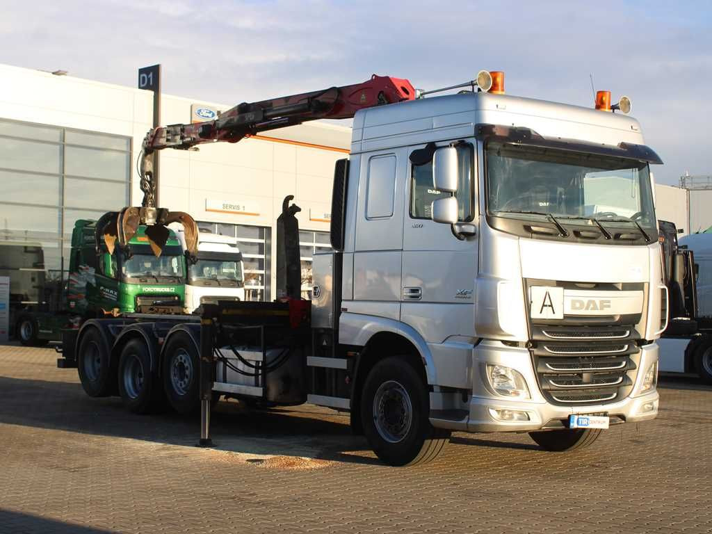 DAF XF 460, EURO 6, 8X2, 2X LIFTING AXLE, PALFINGER - Pacēlājs ar āķi: foto 2 DAF XF 460, EURO 6, 8X2, 2X LIFTING AXLE, PALFINGER - Pacēlājs ar āķi: foto 2