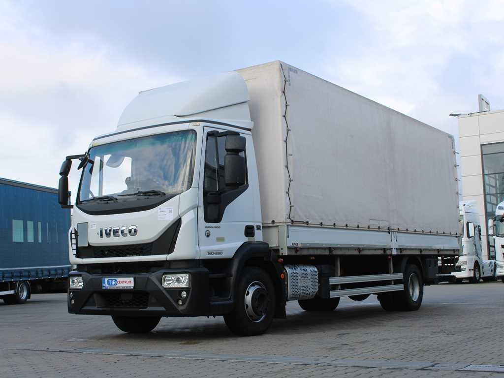 Iveco 140-280E, HYDRAULIC FRONT, SIDE BOARD, EURO 6 - Kravas automašīna ar tentu: foto 1 Iveco 140-280E, HYDRAULIC FRONT, SIDE BOARD, EURO 6 - Kravas automašīna ar tentu: foto 1