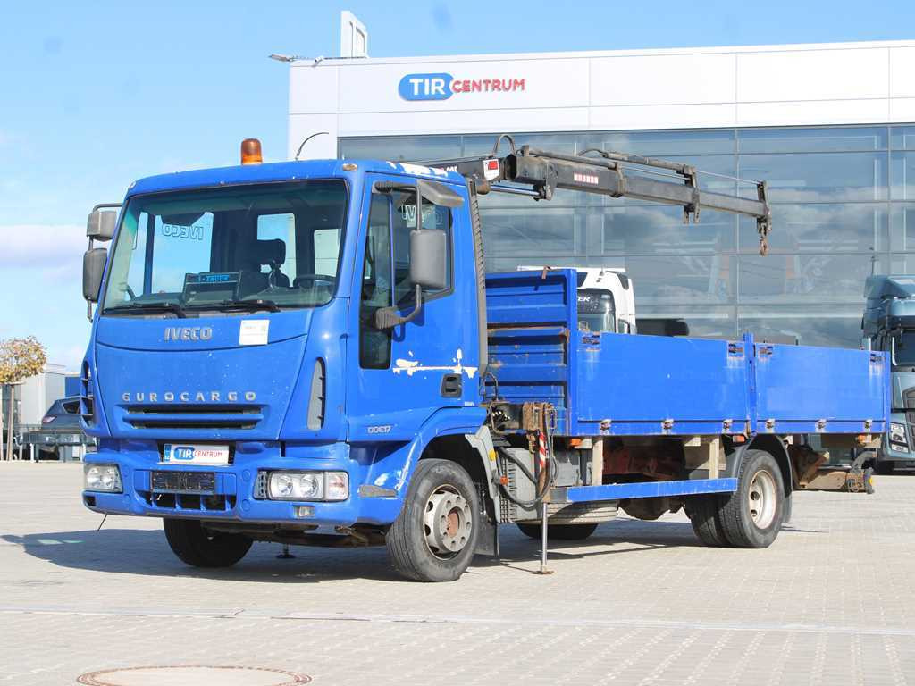 Iveco EUROCARGO 100E17, EURO 3, HYDRAULIC ARM HIAB 035-2 - Bortu kravas automašīna/ Platforma, Kravas auto ar manipulatoru: foto 1 Iveco EUROCARGO 100E17, EURO 3, HYDRAULIC ARM HIAB 035-2 - Bortu kravas automašīna/ Platforma, Kravas auto ar manipulatoru: foto 1