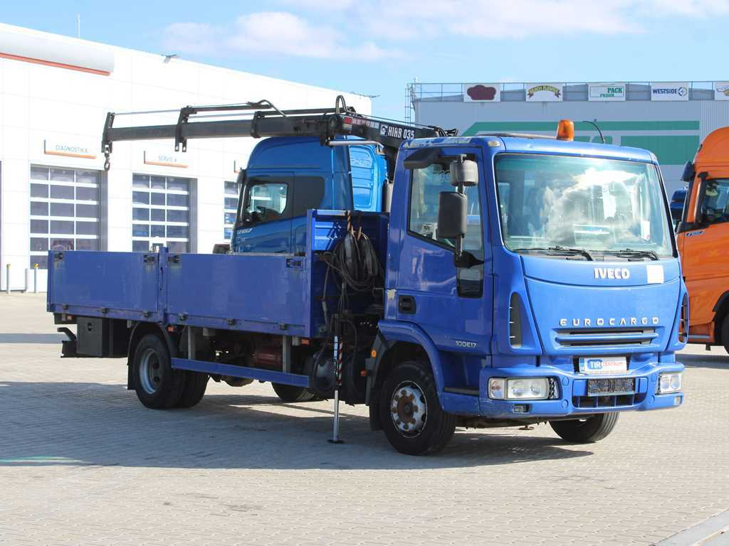 Iveco EUROCARGO 100E17, EURO 3, HYDRAULIC ARM HIAB 035-2 - Bortu kravas automašīna/ Platforma, Kravas auto ar manipulatoru: foto 3 Iveco EUROCARGO 100E17, EURO 3, HYDRAULIC ARM HIAB 035-2 - Bortu kravas automašīna/ Platforma, Kravas auto ar manipulatoru: foto 3