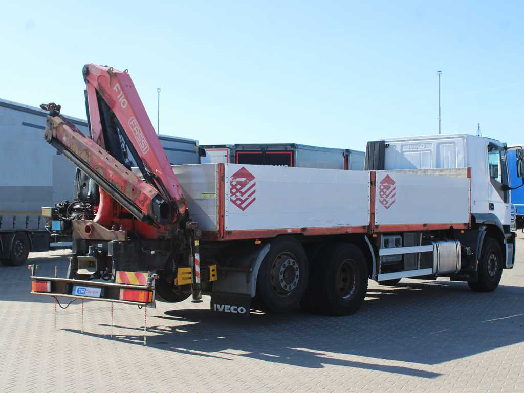 Iveco STRALIS 400, 6X2, EURO 3, HYDRAULIC ARM FASSI F110 - Bortu kravas automašīna/ Platforma, Kravas auto ar manipulatoru: foto 4 Iveco STRALIS 400, 6X2, EURO 3, HYDRAULIC ARM FASSI F110 - Bortu kravas automašīna/ Platforma, Kravas auto ar manipulatoru: foto 4