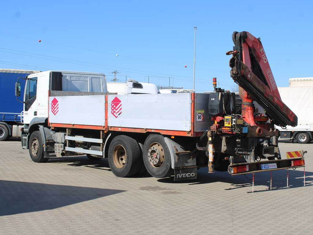 Iveco STRALIS 400, 6X2, EURO 3, HYDRAULIC ARM FASSI F110 - Bortu kravas automašīna/ Platforma, Kravas auto ar manipulatoru: foto 5 Iveco STRALIS 400, 6X2, EURO 3, HYDRAULIC ARM FASSI F110 - Bortu kravas automašīna/ Platforma, Kravas auto ar manipulatoru: foto 5