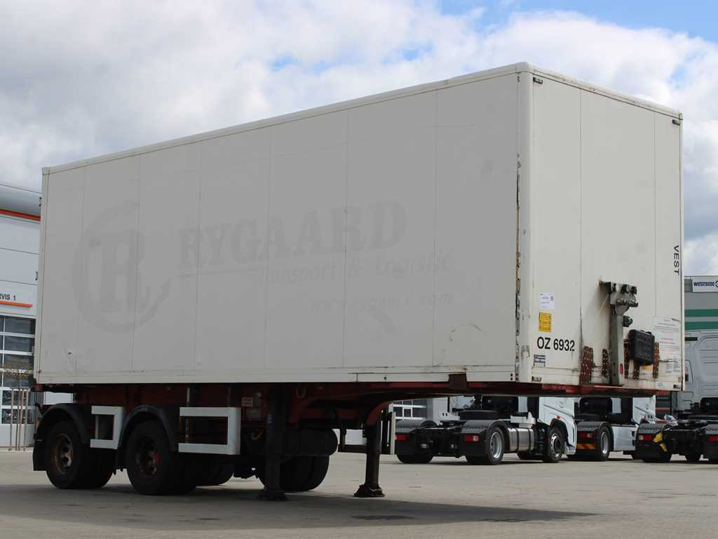 KEL-BERG E36S2, AXLES 10t, EXPANDABLE, SAF AXLES - Puspiekabe slēgtā virsbūve: foto 3 KEL-BERG E36S2, AXLES 10t, EXPANDABLE, SAF AXLES - Puspiekabe slēgtā virsbūve: foto 3