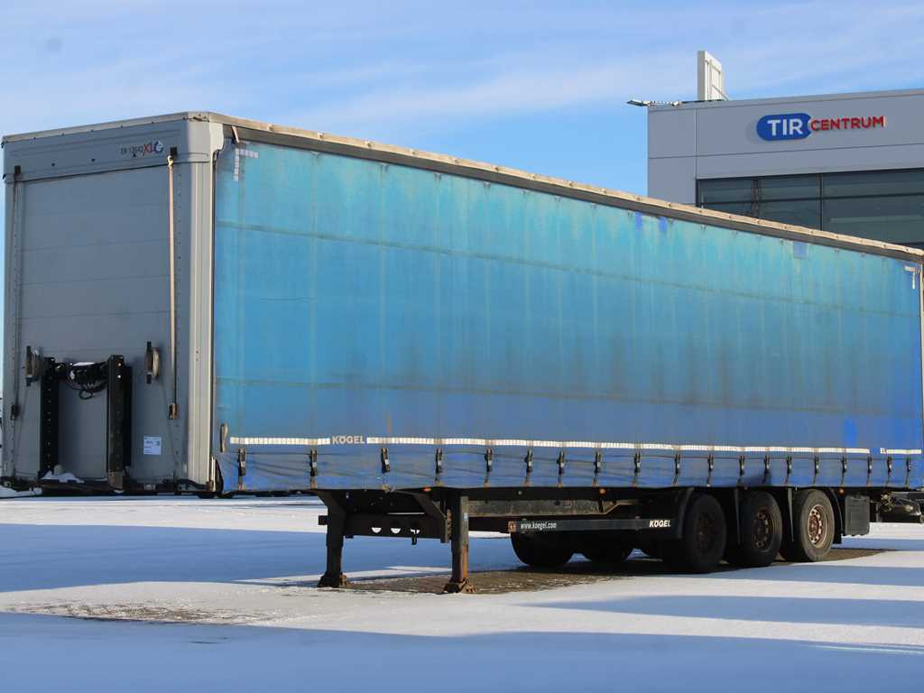 Kögel S24-1, LOWDECK, LIFTING AXLE, SAF, LIFTING ROOF - Tenta puspiekabe: foto 1 Kögel S24-1, LOWDECK, LIFTING AXLE, SAF, LIFTING ROOF - Tenta puspiekabe: foto 1