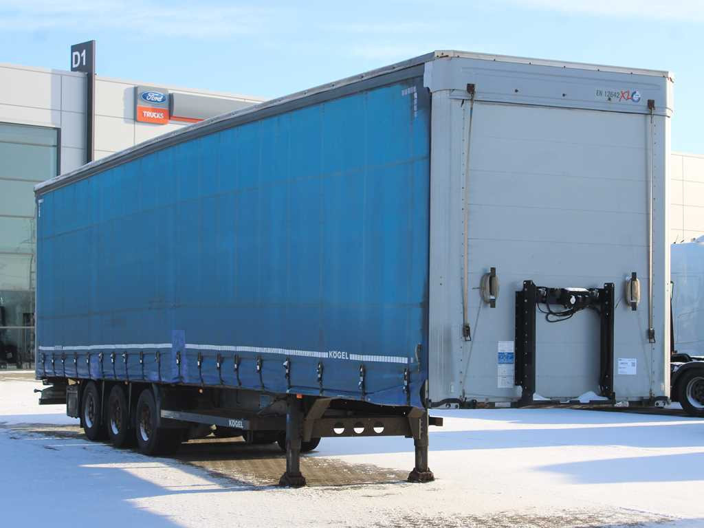 Kögel S24-1, LOWDECK, LIFTING AXLE, SAF, LIFTING ROOF - Tenta puspiekabe: foto 3 Kögel S24-1, LOWDECK, LIFTING AXLE, SAF, LIFTING ROOF - Tenta puspiekabe: foto 3